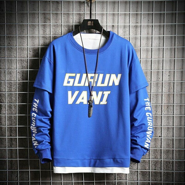 palm angels blue sweatshirt