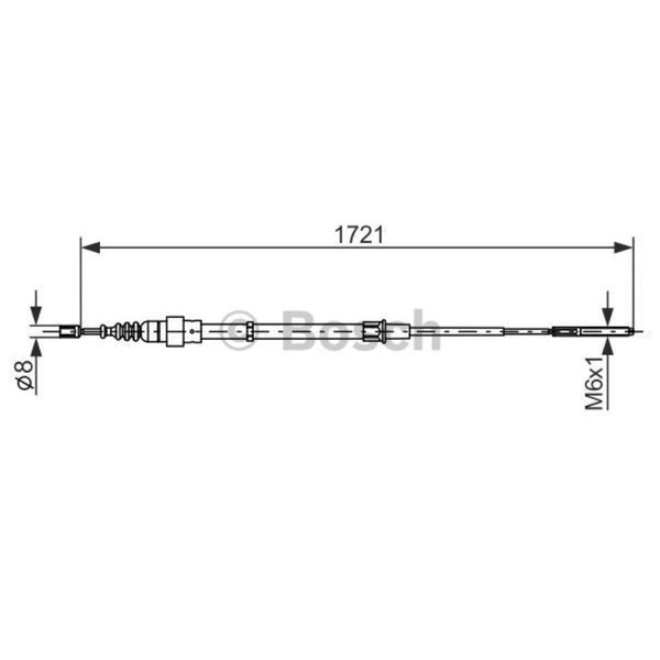 Bosch Handbremsseil Bremsseil Hinten Links Rechts FüR VW Passat Variant-image