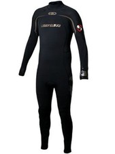 Body Glove Mens EXO 3mm Back-Zip Full Body Wetsuit, Medium/Large