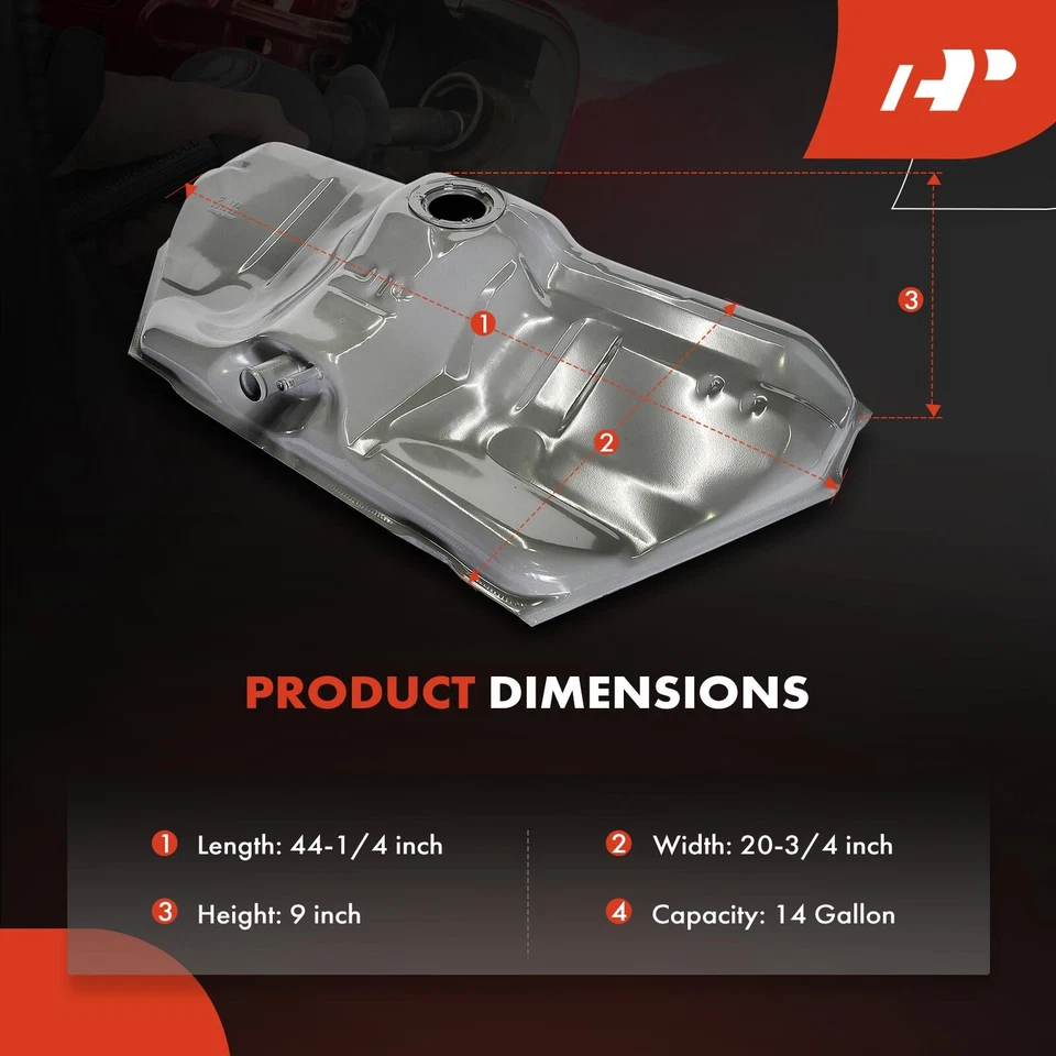 14 Gallons Fuel Tank for Chevy Cavalier Beretta Buick Olds Calais Pontiac J2000 - Image 4 of 4