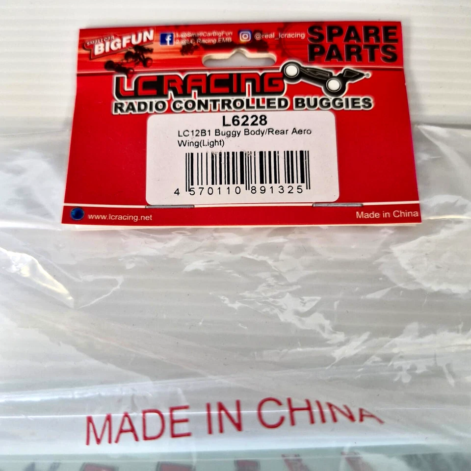 LC Racing Buggy BODYSHELL FOR LC RACING EMB/12B1/WLTOYS 124019 124018 *LC6228* - Image 2 of 4