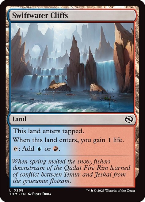 Swiftwater Cliffs [Tarkir: Dragonstorm] MTG