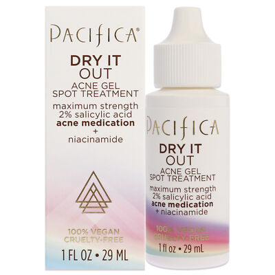 3 Pack Dry It Out Acne Gel Spot Treatment by Pacifica for Unisex - 1 oz Treatmen