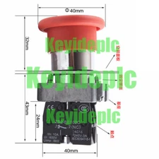 For Emergency Stop Push Button Switch XB2-BS542C 1 Normally Closed ZB2-BE102C~