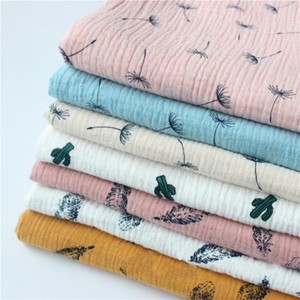 Pure Cotton Crepe Fabric Printed Baby 