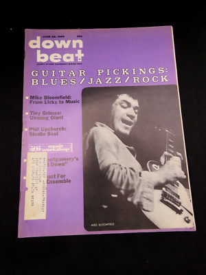 Down Beat Magazine June 26, 1969, Mike Bloomfield, Tiny Grimes, Phil Upchurch