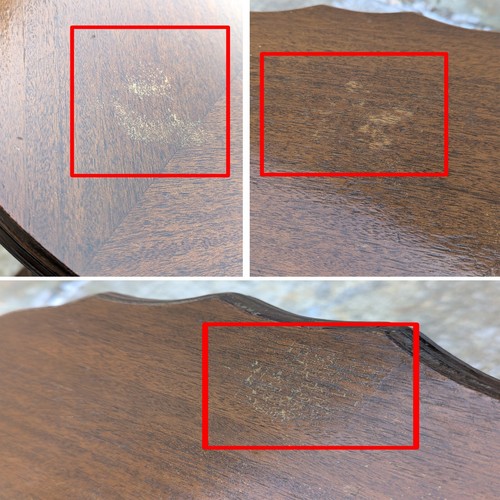 Antique Vintage Old Victorian Mahogany Wood Wooden Foyer End Accent Side Table - Picture 7 of 7