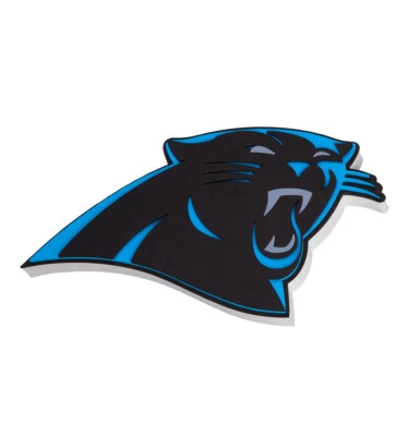 NFL Carolina Panthers 3D Foam Logo Sign Schild für Wand 847624021253 - Bild 1 von 4