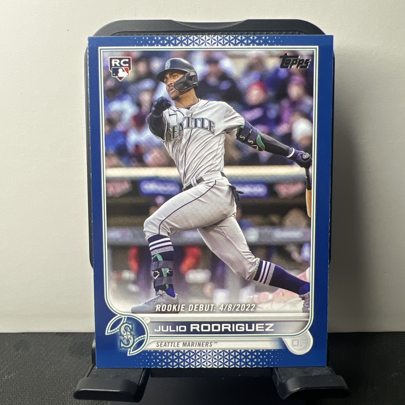 2022 Topps Update Julio Rodriguez Rookie Debut Royal Blue Parallel #US97 RC