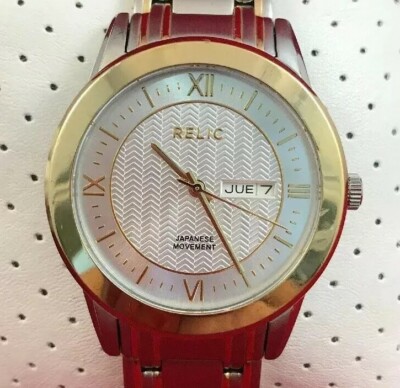 Stainless Steel Reloj Relic De Hombre Relic By Fossil Mens Diamond