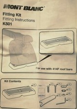 Mont Blanc Fitting Kit Rubber For Fix Point 414f Cfb2 Roof Bars