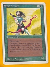 MTG ELVISH ARCHERS Unlimited (OldManMTG 007-264)