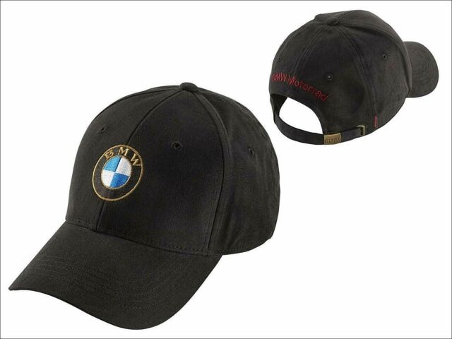 BMW Motorcycle Cap in black BMW logo in vintage look New from Germany