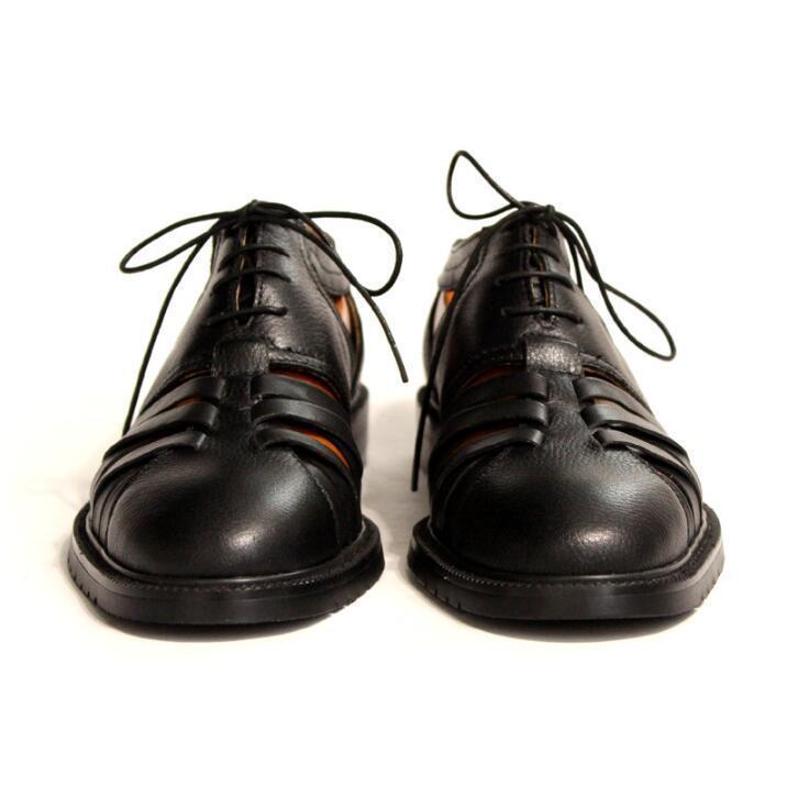 Uomo Pelle Lace Up Up Up Pointy Toe Hollow Out Dress Formal gladiator Sandals Shoes e19978 Uomo Pelle Lace Up Up Up Pointy Toe Hollow Out Dress Formal gladiator Sandals Shoes e19978