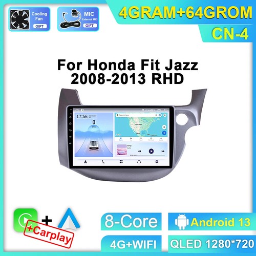 Android Car Radio Multimedia CarPlay GPS Navi 4G BT For Honda Fit Jazz 2008-2013 - Picture 36 of 40