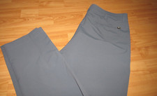 BANANA REPUBLIC Men's 36 X 30 Blue Grayish Blue Microfiber Pants Look Unworn