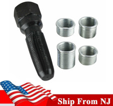 14mm Spark Plug Cylinder Head Rethread Kit Tap Reamer Thread Inserts Repair Tool