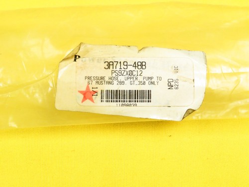 67 68 Shelby GT350 289 HiPo 302 Upper Power Steering Pressure Hose - Picture 2 of 13