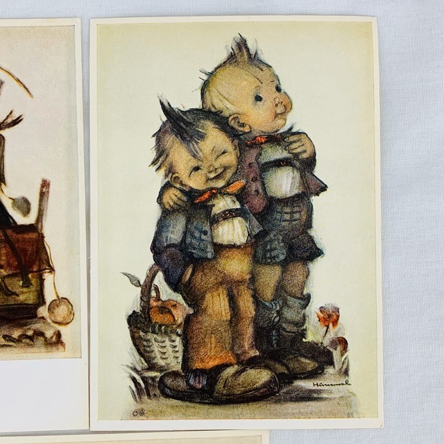 Vintage Hummel Postcard Lot of 5 Joseph Mueller Emil Fink Made in
