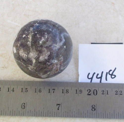 Fluorescent Sphere of Fluorite 41mm 4418 - Picture 8 of 12