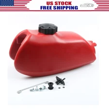 For Honda ATC70 ATC 70 1972-1985 Plastic Fuel Tank & Gas Cap Red 
