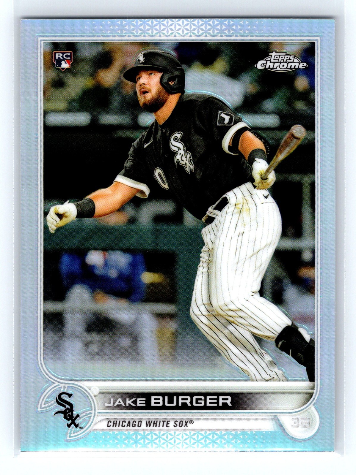 2022 Topps Chrome Jake Burger Rookie Refractor #29 White Sox
