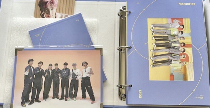 BTS Memories of 2021 Official DVD with Weverse Preorder Gift Photo