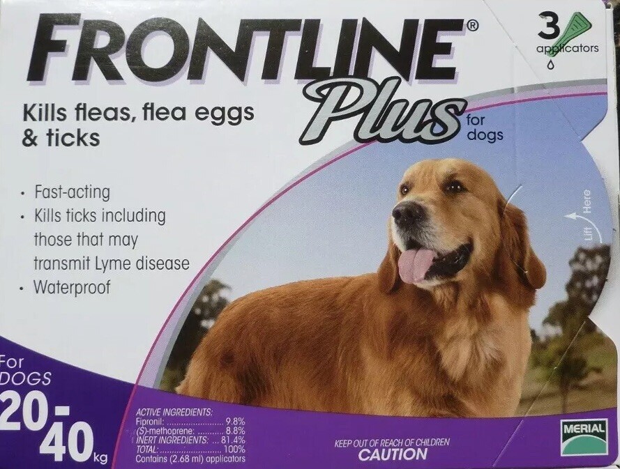 frontline large dog 3 pack
