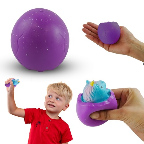 Eggs 6cm Pop Up Unicorn Dinosaur Stress Relief Ball Squeeze Fidget Sensory Toy - Picture 74 of 96