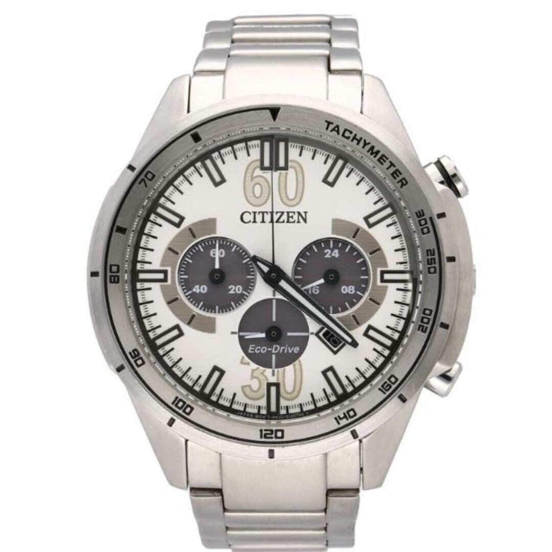 CITIZEN B620-S091349 White Eco-Drive Chronograph Men's Watch CITIZEN B620-S091349 White Eco-Drive Chronograph Men's Watch
