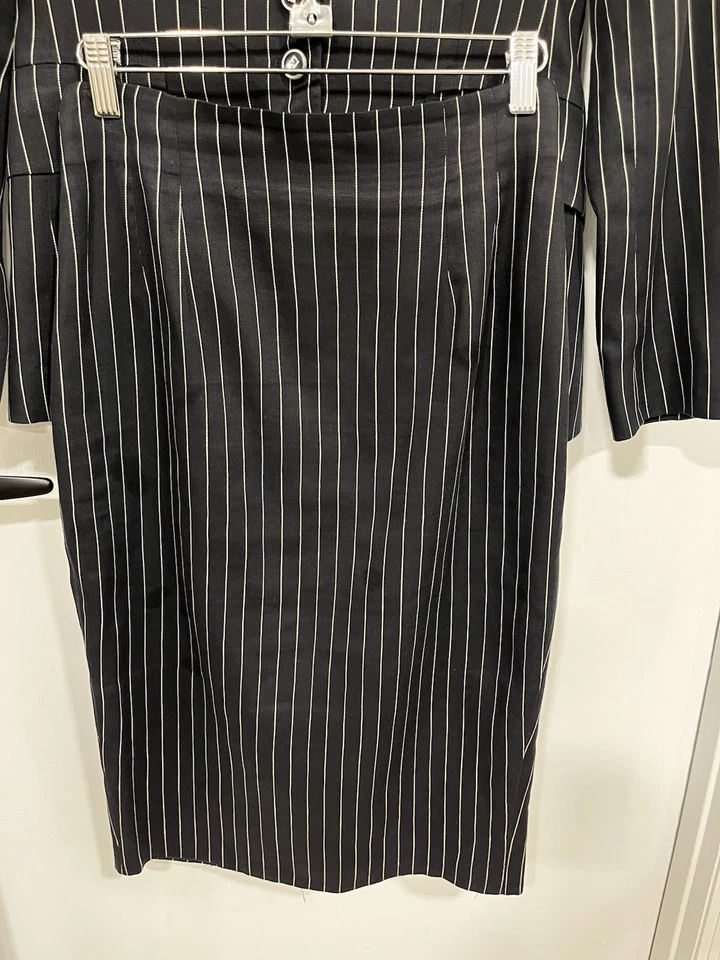 Traje Falda Fendi (Outéntica) Talla 40 (Reino Unido) Hecho en Italia Perfecto Estado 62 % Lino Foto 2 de 4