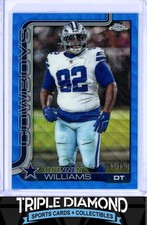 2025 Topps Chrome Quinnen Williams Blue Wave Refractor #093/150 E698