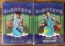 2021-22 Panini Hoops Basketball Rookie Sweaters Lot