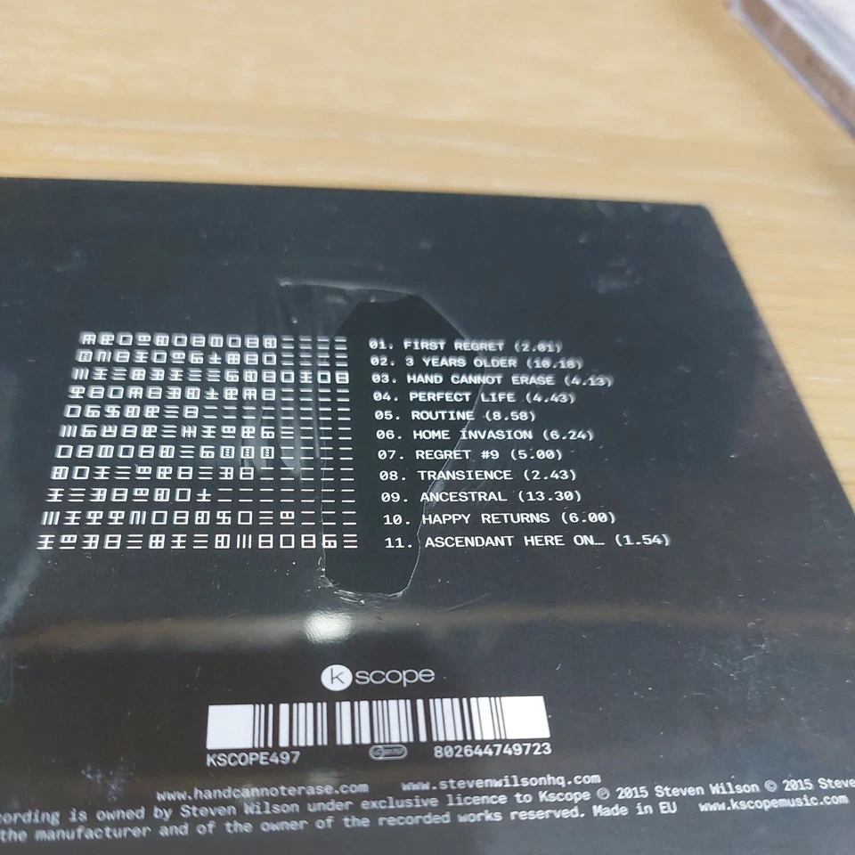 Hand. Cannot. Erase. By Steven Wilson (CD 2015) New and Sealed - Image 3 of 4