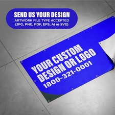 3'x5' ft Custom Vinyl Banner Premium 13oz Heavy Duty Outdoor Sign Fast Printing