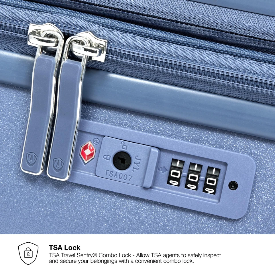 Расширяемый чемодан-спиннер Elm, матовый темно-синий, набор из 2 предметов - Изображение 2 из 4