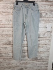 Everlane The Original Cheeky Jeans Womens 27 Blue Denim 100 Organic Cotton Crop