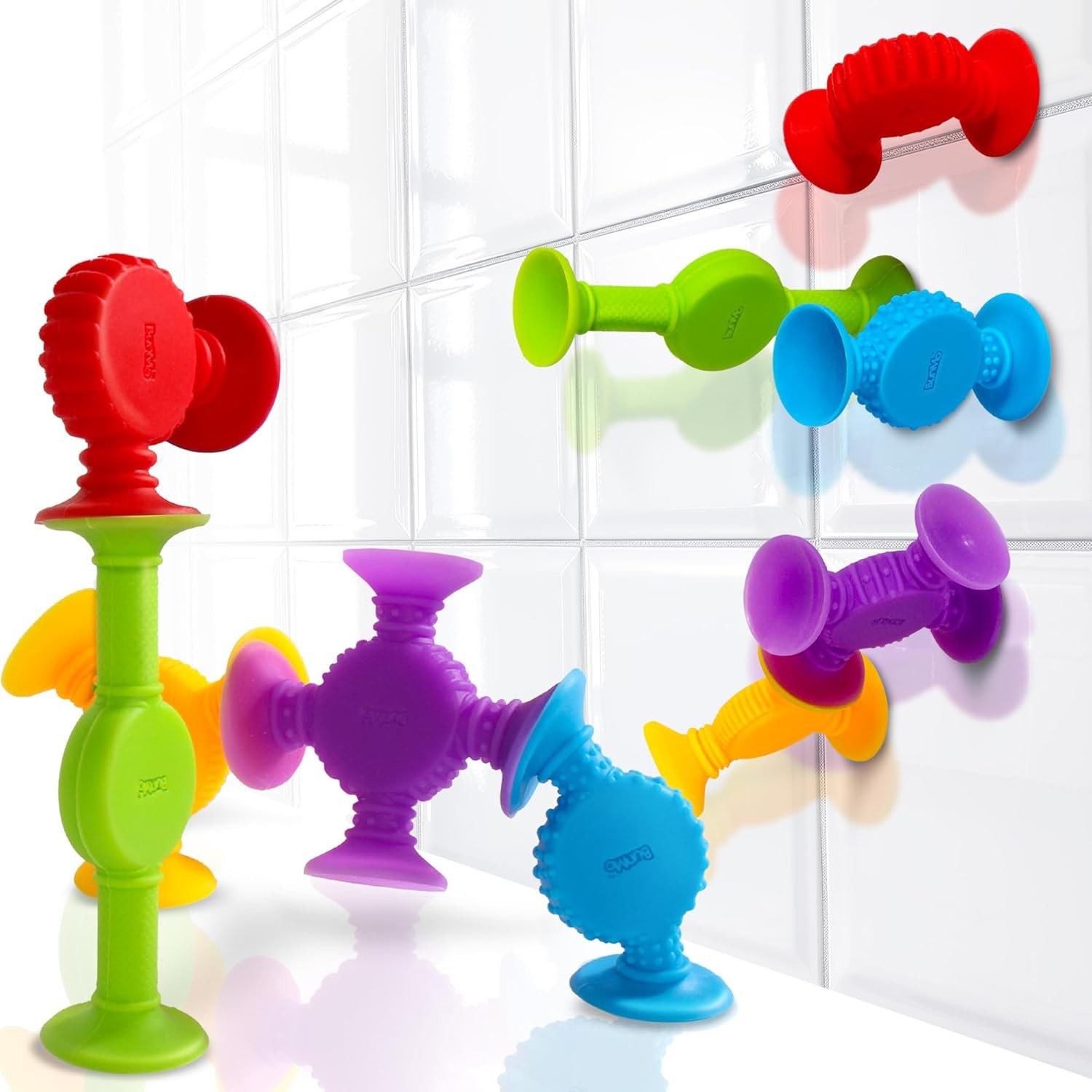 BUNMO Suction Bath Toys - Connect, Build, Create - Toy - Hours of Fun &...