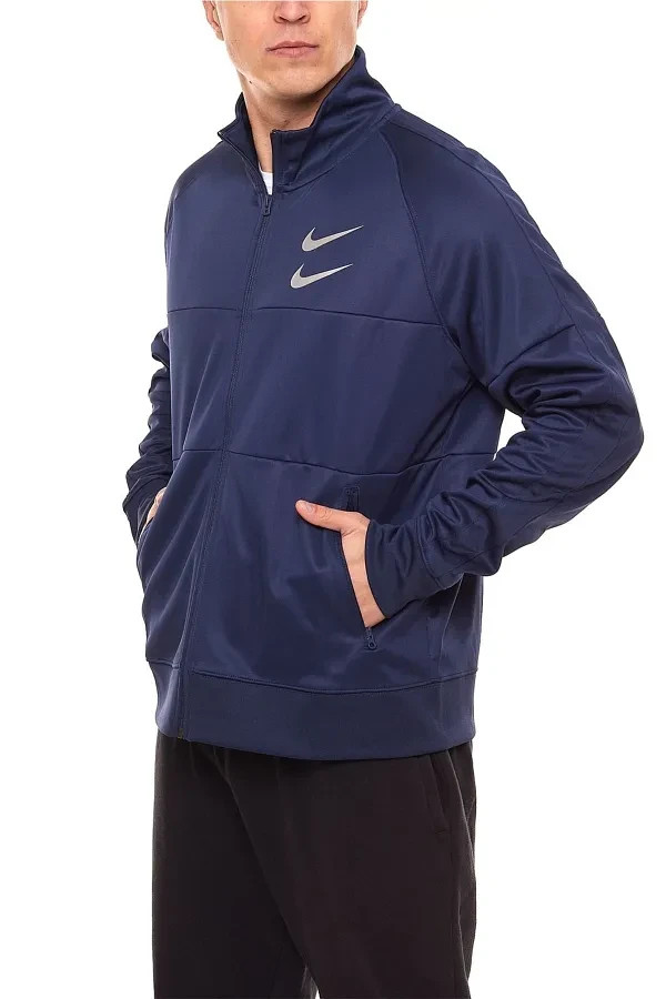 SACAI X NIKE Nike Double Swoosh Giacca Uomo Navy Full Zip DO2757 410