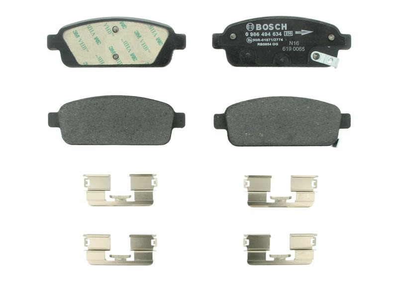 Plaquettes de freins arrière Bosch pour Opel Zafira Tourer route des vacances