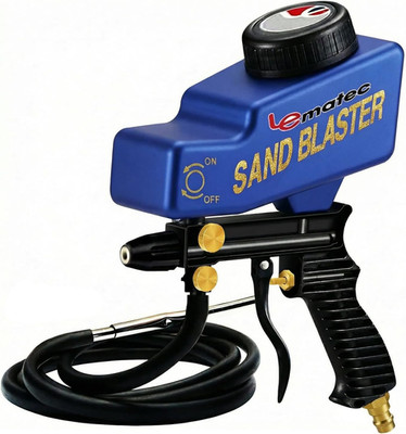 Sand Blaster Gun Kit   Portable Sandblaster for Air Compressor   Rust Removal & 
