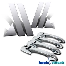 Fits 2005-2010 Chrysler 300 / 05-08 Magnum 4PC Handle Covers+Pillar Post Trims