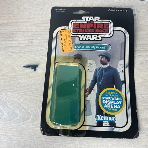 Star Wars Bespin Security Guard Blaster Gun Card 45 Back Blister ESB Vintage