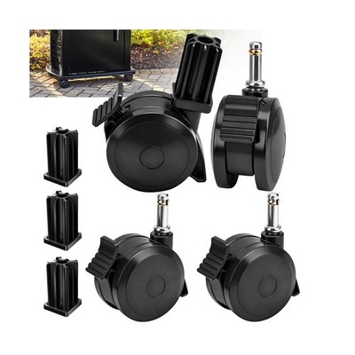 4 Pack 70360 Locking Caster with Insert for Weber Genesis E-310 Spirit Series...
