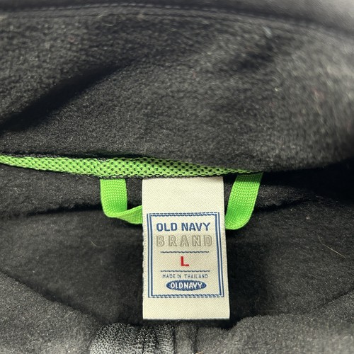 Old Navy Brand Men's Size Large Black Sleeveless Fleece Vest Jacket - Picture 3 of 9