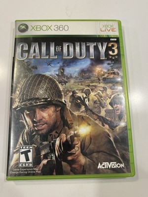 Activision Call of Duty 3 Xbox 360 Multiplayer Shooter NTSC 2006