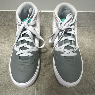 Nike Jordan Series Mid Grey White Leather Mid Top Sneakers Sz 8 EU 41 NEW