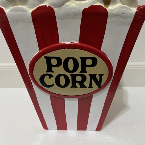Popcorn Bucket Stool/ Side Table Viral TikTok Decor Indoor/outdoor Theater Decor - Picture 2 of 8