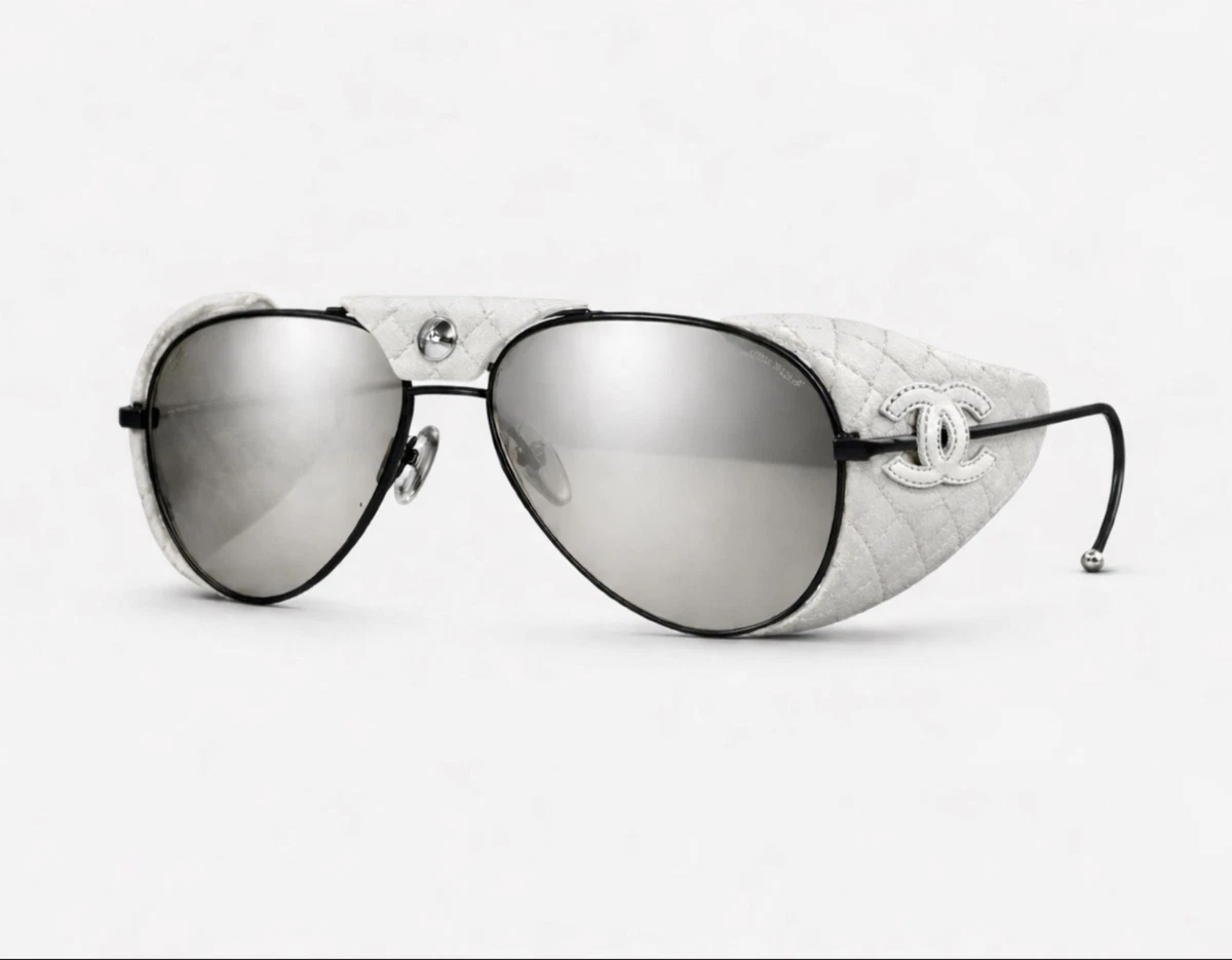 CHANEL Black Aviator Sunglasses for Women for sale | eBay display picture 2