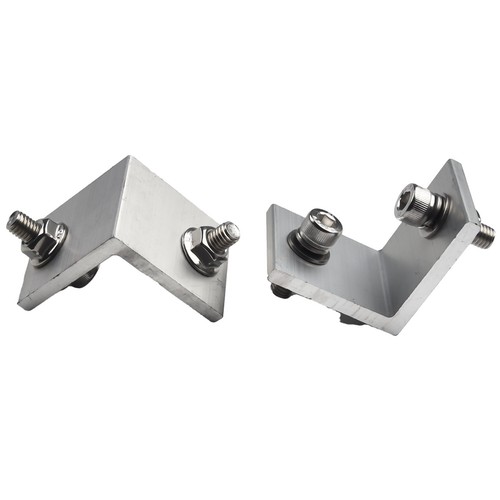Short Brackets Photovoltaic Support Hardware Flat Roof Mounting Silver - Photo 9/24